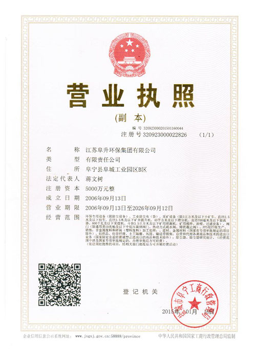 阜升集团营业执照